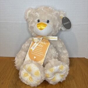 DEMDACO Miracle Baby Plush Bear Stuffed Animal Shower Gift New Newborn READ